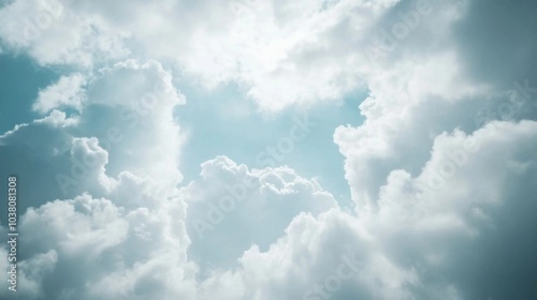 Obraz Gentle Calm Skies with Soft Focus and Gentle Lighting