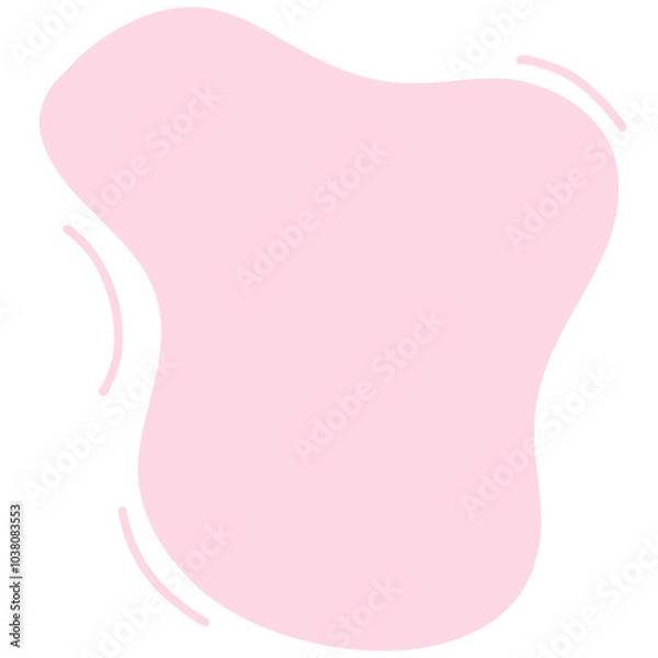 Fototapeta illustration of a pink background, pink abstract shape
