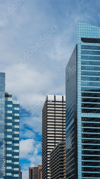 Obraz Skyscrapers perspective during the day