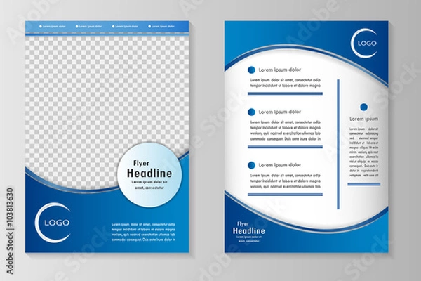 Obraz Business brochure or cover