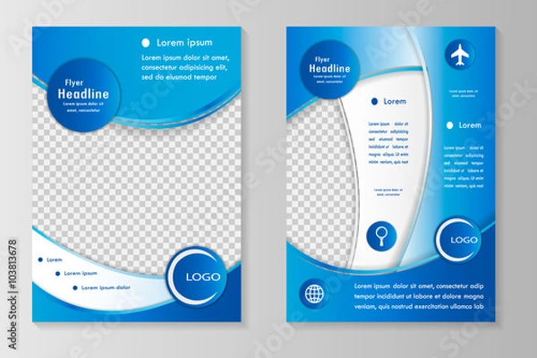 Obraz Business brochure or cover