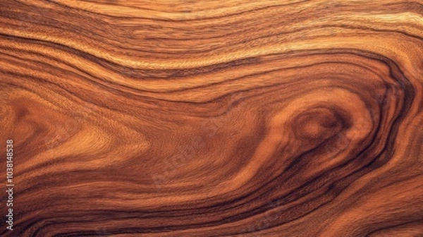Fototapeta Warm Wood Grain Patterns in Soft Lighting
