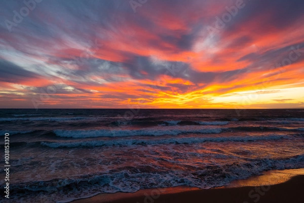 Obraz sunset over the sea