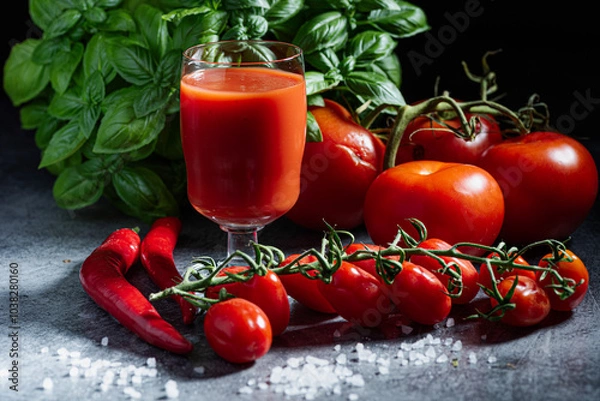 Obraz sok pomidorowy