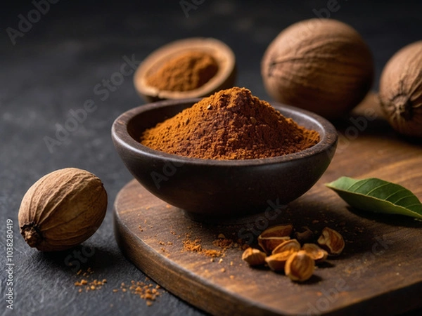 Fototapeta Spices and condiments, spices and herbs