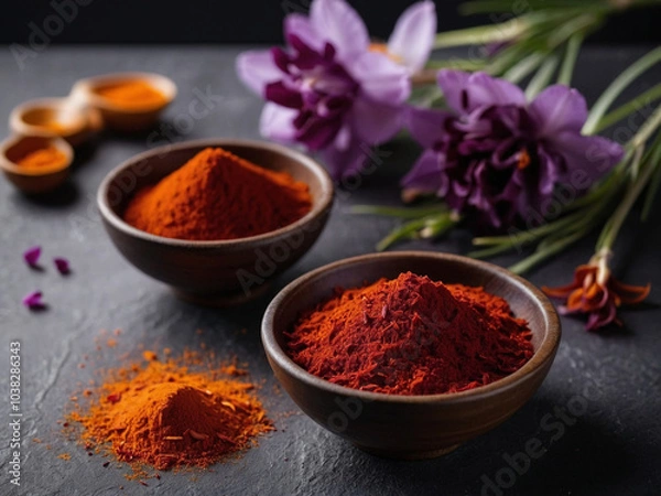 Obraz Spices and condiments, spices and herbs