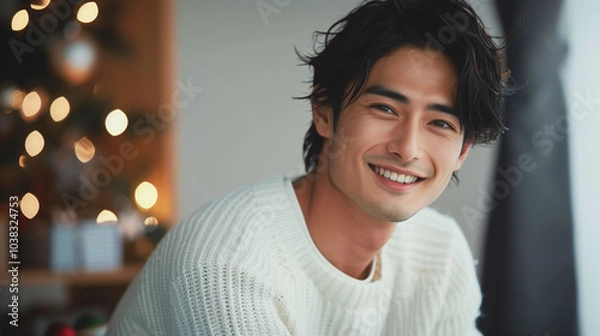 Obraz 笑顔の男性