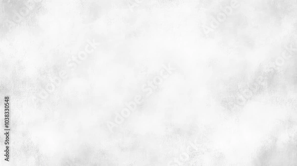 Fototapeta White Watercolor Paper Texture Background: Soft, Seamless for Design and More.