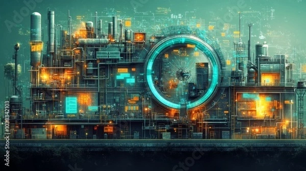 Fototapeta Circular Economy Financing for Microenterprises Professional and Versatile Stock Illustration