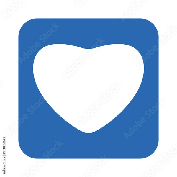 Fototapeta liked icon