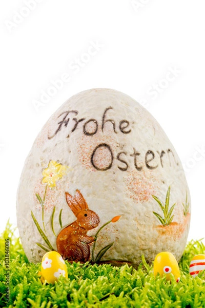 Obraz Frohe Oster im Moos