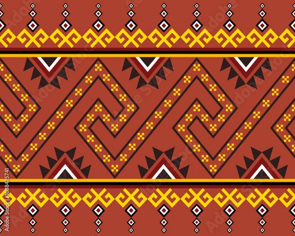 Obraz seamless pattern with triangles