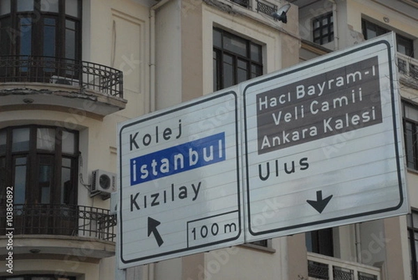 Fototapeta Direction boards