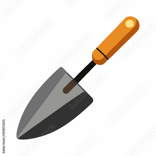 Obraz realistic Trowel on a white background