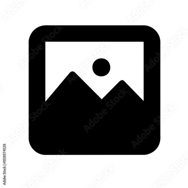 Fototapeta Icon representing images or graphics