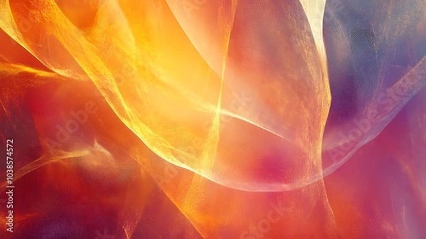 Fototapeta Abstract Golden Glow