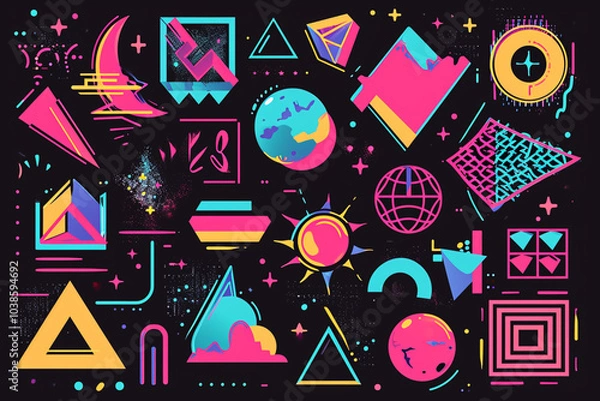 Obraz seamless pattern with bags