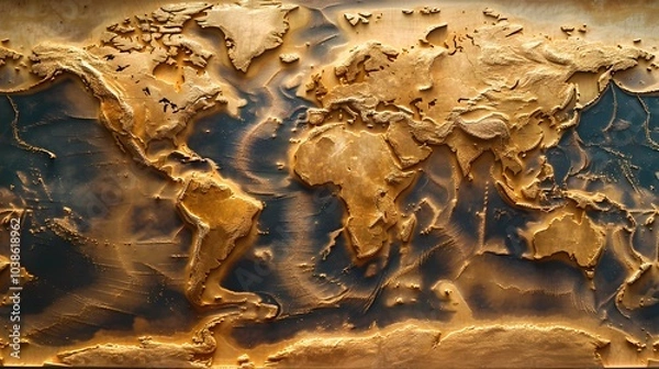 Fototapeta A Golden Globe