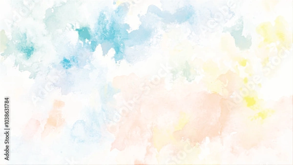 Fototapeta abstract watercolor background. watercolor background with many different colors. Vintage notebook paper. Paper texture. Abstract background.