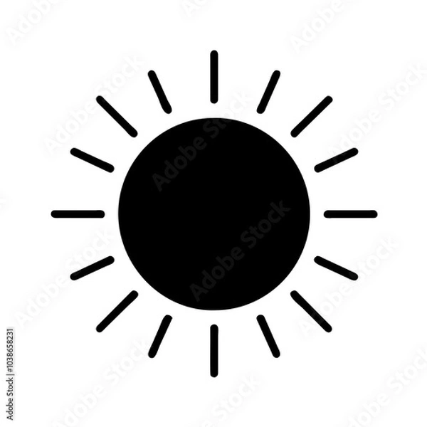 Fototapeta The star at the center of the solar system