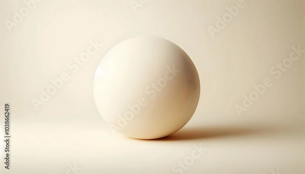 Fototapeta egg on white background