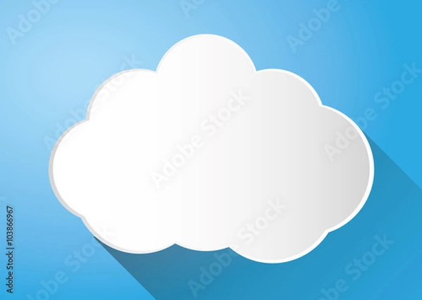Fototapeta Cloud icon design 