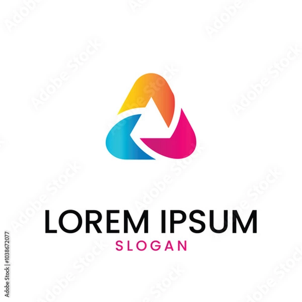 Obraz abstract logo design