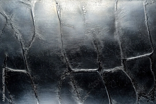 Fototapeta Metallic Surface Texture Photo. Generative AI