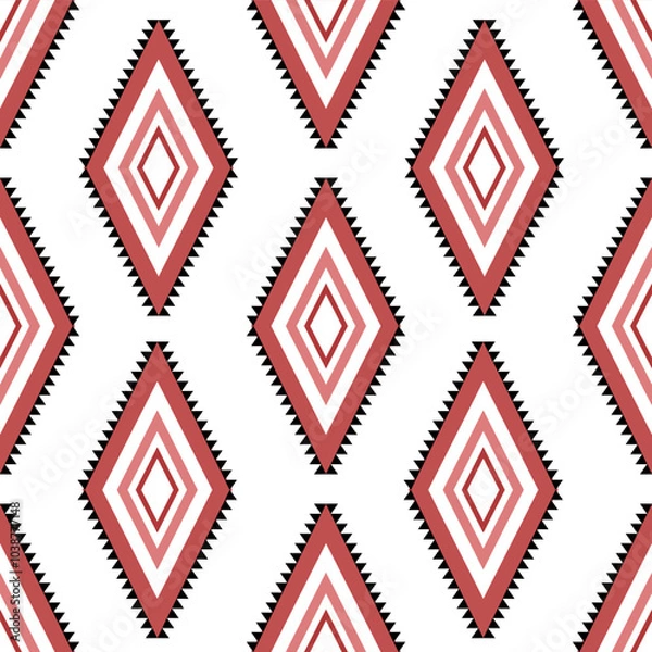 Fototapeta seamless geometric pattern  background for fabric