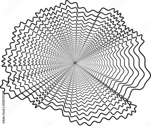 Fototapeta Illusion Design Vector File Unique