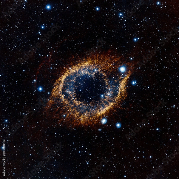 Obraz Gwiazdy mgławicy w kosmosie. Elementy tego obrazu dostarczone przez NASA