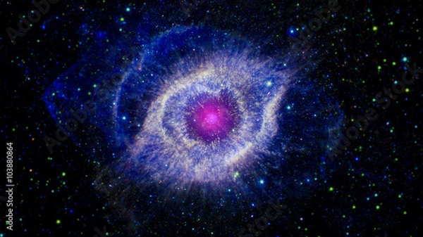 Obraz Gwiazdy mgławicy w kosmosie. Elementy tego obrazu dostarczone przez NASA