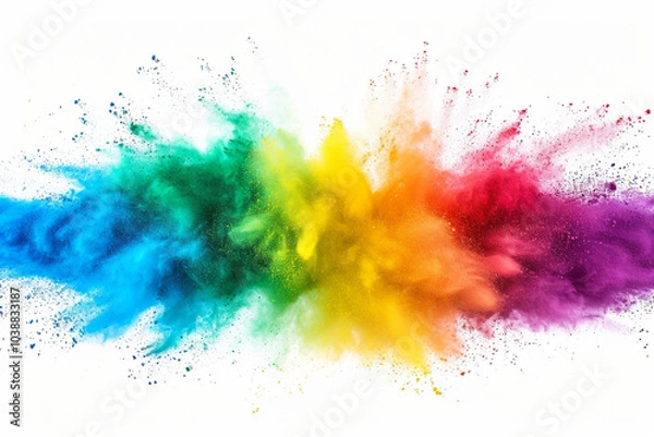 Fototapeta colorful watercolor background