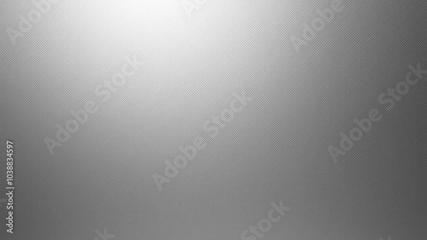 Fototapeta Textured Metallic Silver Surface With Light Reflections for Modern Design Projects