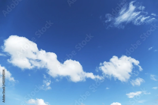 Fototapeta Blue sky with cloud