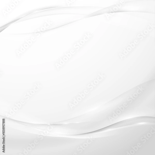 Fototapeta Modern grey abstract border lines background with subtle scattered sparkles. Vector illustration