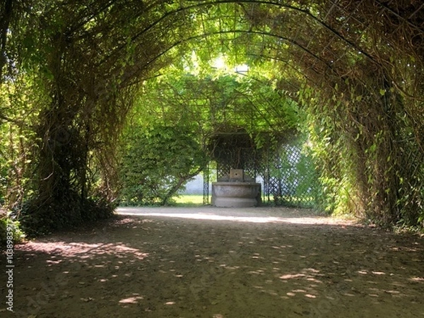 Obraz Jardin du parc de Compiègne