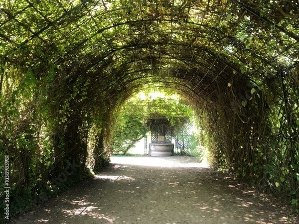 Obraz Jardin du parc de Compiègne