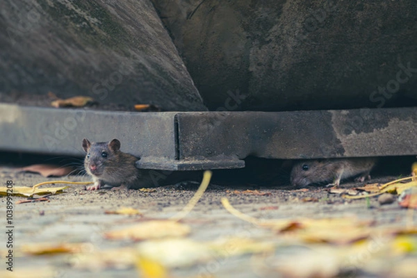 Obraz Ratten auf Wanderschaft