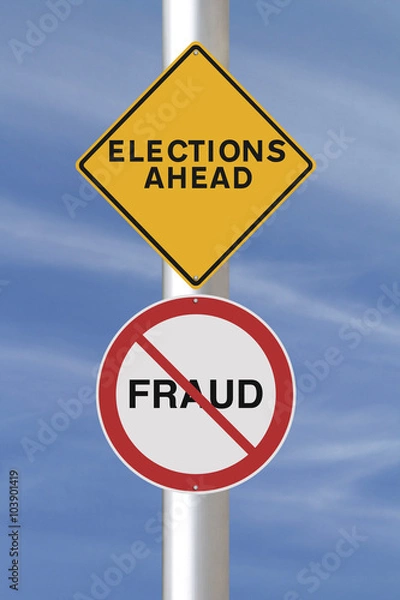 Obraz No to Electoral Fraud
