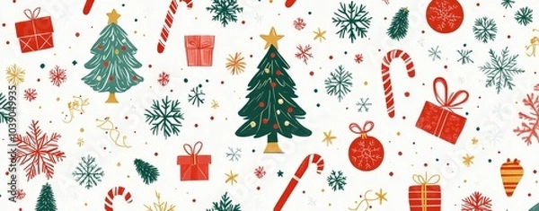 Obraz christmas tree background