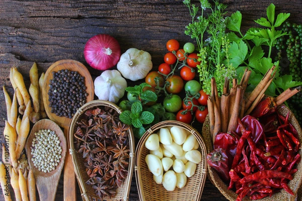 Obraz Various spices.