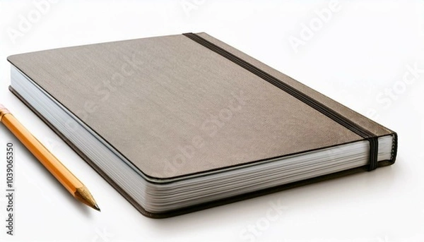 Fototapeta notebook isolated on white