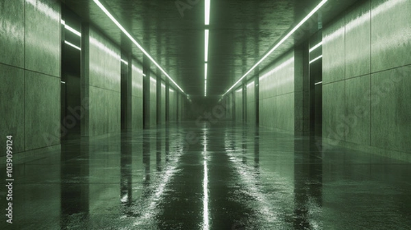 Fototapeta 現代的な地下道