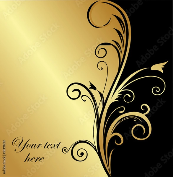 Obraz gold background