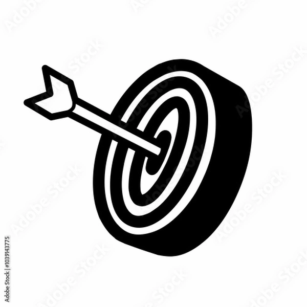 Obraz Eraser black icon with white background 