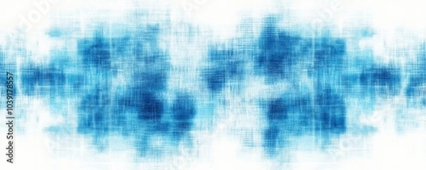 Fototapeta 水色と白の市松模様の背景