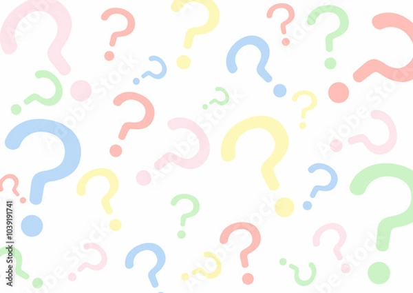 Obraz はてなのシンプルな背景