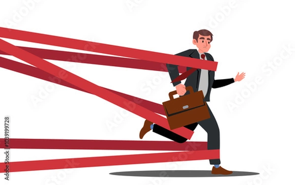 Obraz people in different situations	