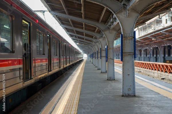 Obraz train in the station
